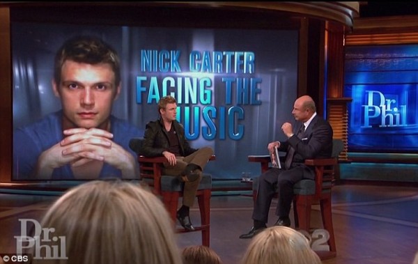 nick carter alcol droghe farmaci-