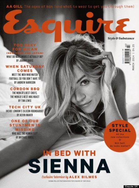 Sienna Miller nuda e sexy su Esquire UK: "ho una vita fantastica!"