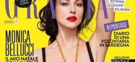 Monica Bellucci su Grazia: Natale con Vincent Cassel e le figlie